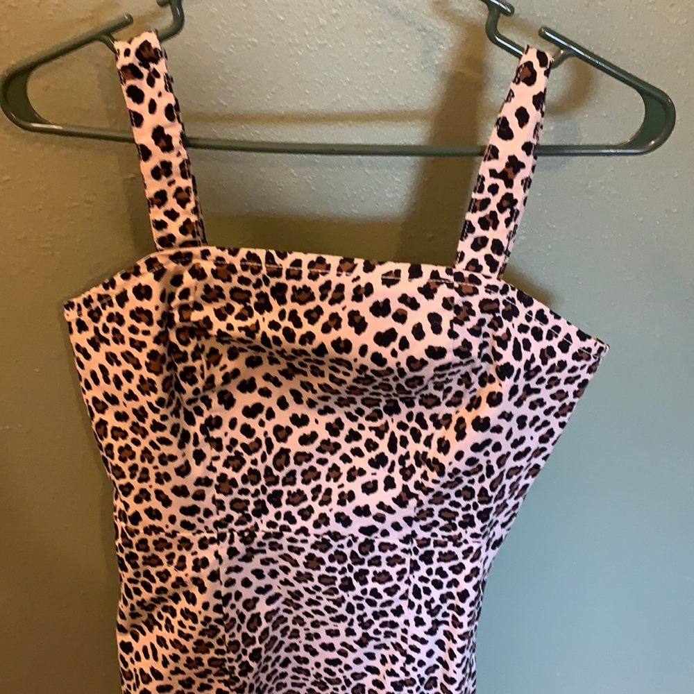 Brand new leopard mini dress.
